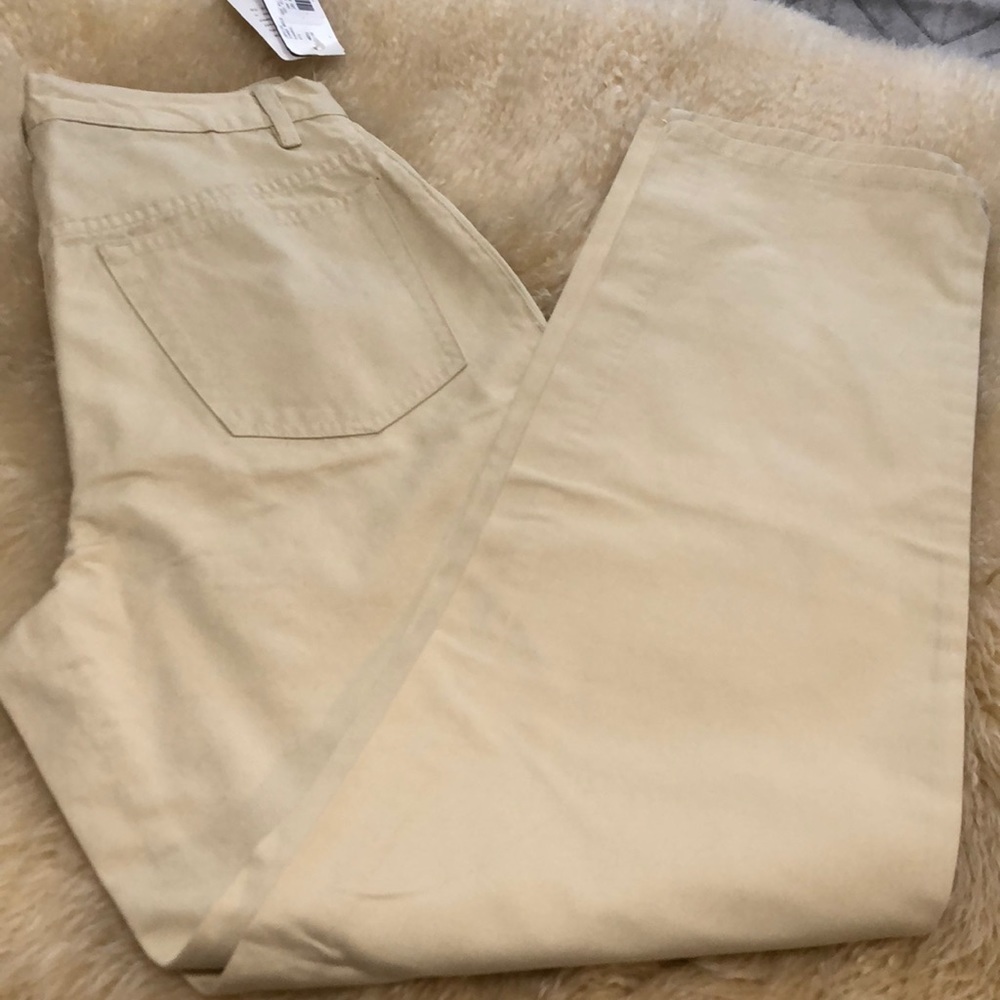 Jones jeans light yellow size 8